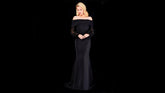 Black Round Neck Sexy Fishtail Evening Gown - FashionByTeresa